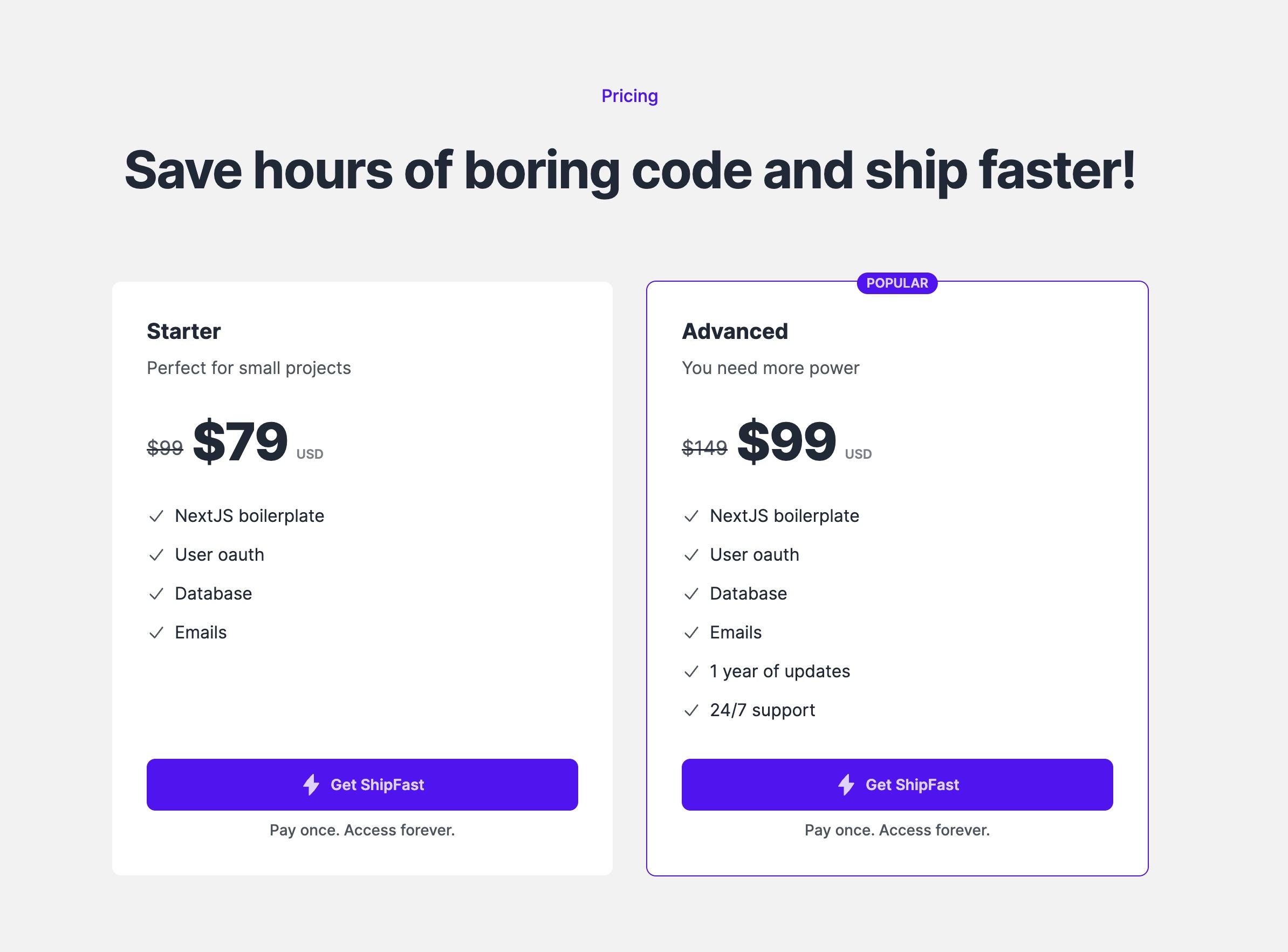 A Header component for CodeLaunch boilerplate